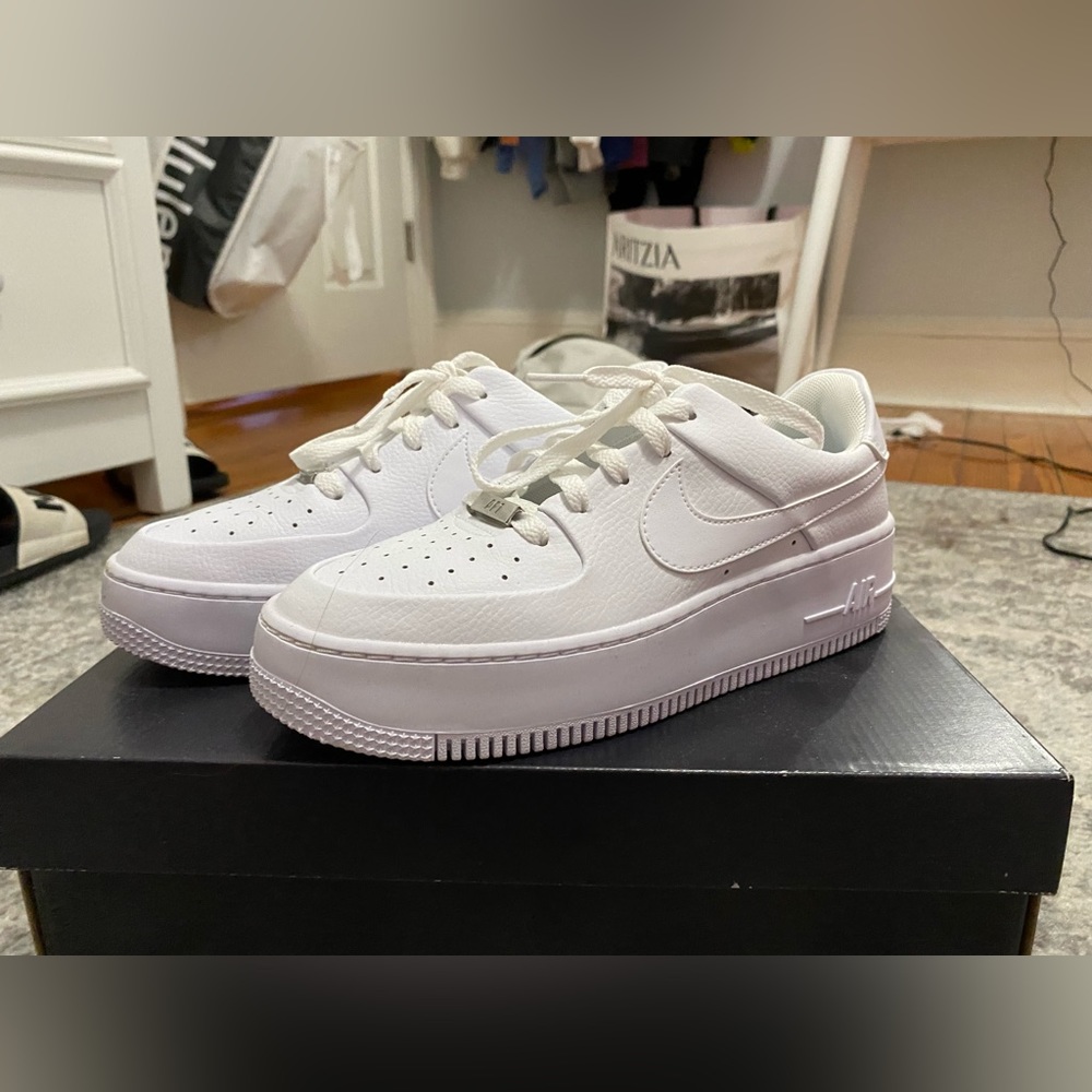 Woman’s Nike sage low Air Force 1s